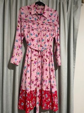 nanette lepore pink floral dress Nanette Lepore